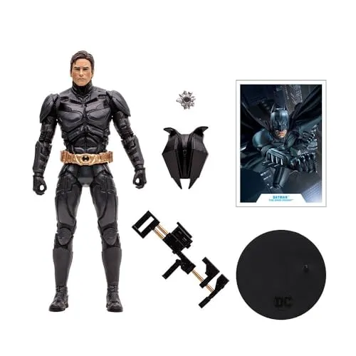 McFarlane DC Multiverse 64387169 Batman-Figur The Dark Night Hong Kong Sky Dive mit Zubehör, 22-teilig, 18 cm, für Sammler, Bizak