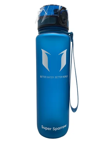 Sportwasserflasche Super Sparrow 1000 ml BPA-frei blau
