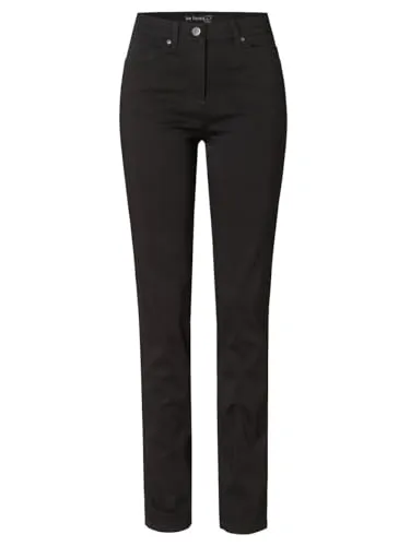 Toni Damen 5-Pocket-Hose »be Loved« 48K Black - Jeans mit Strassschmückung auf der Hinterhosentasche, hohem Bund und schmalem Beinverlauf für einen eleganten Look.