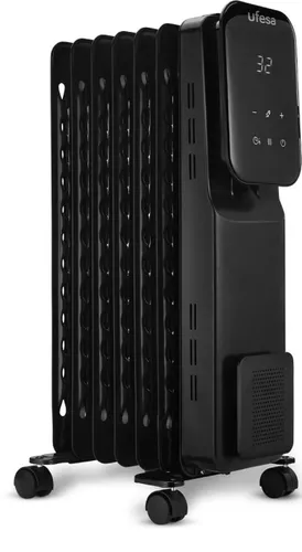 Ufesa Elektrischer Öl-Radiator 1500 W - Digitales Heizgerät - Effizienter Öl-Radiator für angenehme Wärme, kompakte Bauweise und digitale Steuerung für einfache Handhabung. Ideal für jeden Raum.