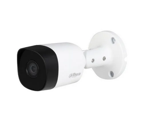 Dahua HDCVI Bullet Kamera 5MP mit Infrarot - Hochwertige 5MP Bullet Kamera für Innen- und Außenbereiche. Mit Infrarot-Nachtsicht bis 20m und wetterfestem Gehäuse (IP67) bietet sie zuverlässige Überwachung bei Tag und Nacht.