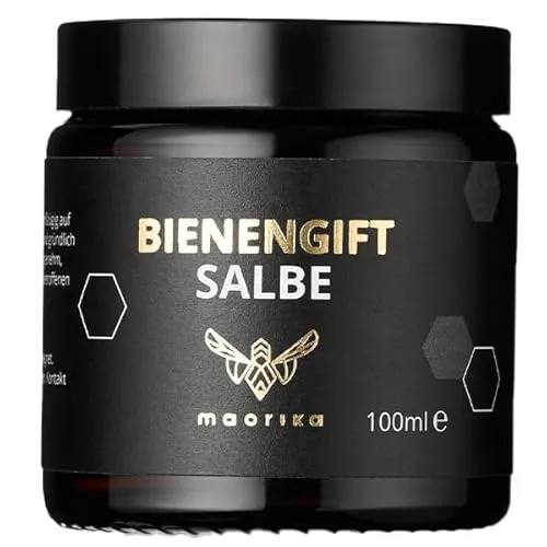 maorika Bienengiftsalbe mit Manuka-Öl 1 St - Medizinische Körperpflege mit natürlichen Inhaltsstoffen, unterstützt die Hautregeneration und bietet eine beruhigende Wirkung.