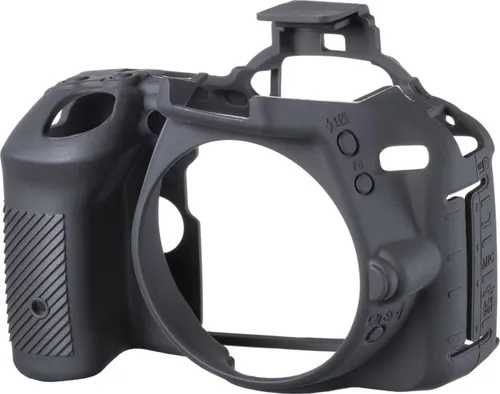 Walimex pro easyCover für Nikon D5500 / D5600 – angenehm griffige Silikon-Schutzhülle, Kamera-Abdeckung - passgenau, uneingeschränkte Bedienbarkeit