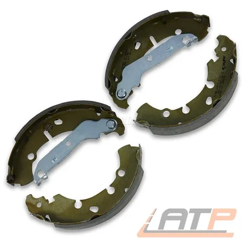 SATZ BREMSBACKEN TROMMELBREMSE Ø203 HINTEN FÜR FORD COURIER 1.3 1.8 D AB BJ 00