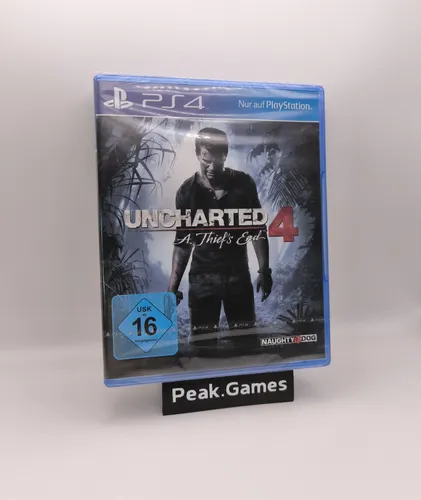 Uncharted 4: A Thief’s End [PlayStation 4] - Action-Adventure-Spiel für PS4 mit packender Story und atemberaubender Grafik, ideal für Fans von spannenden Erlebnissen.