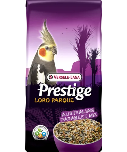 Versele-Laga Prestige Loro Parque Futter für Sittiche 20 kg - Hochwertiges Vogelfutter für Sittiche, reich an Nährstoffen und speziell für eine ausgewogene Ernährung entwickelt.
