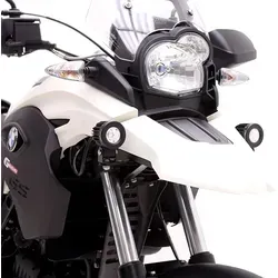 Denali BMW G650GS/F650GS Beleuchtungs-Halterung - Robuste Scheinwerferhalterung für BMW G650GS/F650GS, mit pulverbeschichteten Stahlhalterungen und vollständigem Befestigungsset für einfache Montage und optimale Sicht.