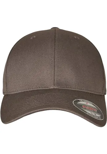 Flexfit Unisex Cap Wooly Combed, Unisex Baseballkappe, S/M, Darkgrey/Darkgrey