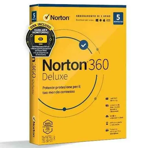 SOFTWARE ANTIVIRUS BOX 360 DELUXE ATTACH - 5 DISPOSITIVI 50GB (FC-21429133)