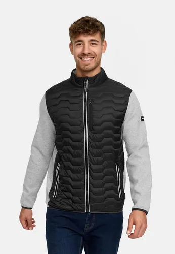 Indicode Herrenjacke INErlando – Übergangsjacke mit Reißverschluss - Die Indicode INErlando Jacke vereint eine gesteppte Front mit elastischen Ärmeln für optimale Bewegungsfreiheit. Praktische Reißverschlusstaschen und ein hochschließender Kragen bieten zusätzlichen Komfort. Perfekt für Freizeit und Outdoor-Aktivitäten.