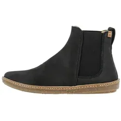 El Naturalista Damen Ankle Boots Yggdrasil - Wanderschuhe aus hochwertigem Glattleder, flach und bequem für lange Spaziergänge in der Natur.