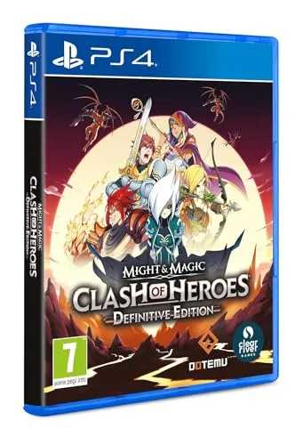 Might and Magic Clash of Heroes Definitive Edition - PS4 [EU Version] - Spiele die definitive Edition des einzigartigen Puzzle-Strategie-RPGs mit über 20 Stunden Story-Modus und fesselndem Multiplayer. Inkl. I Am the Boss DLC für spannende neue Inhalte!