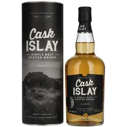 A.D. Rattray Cask Islay Whisky 0,7l - Single Malt Whisky aus Islay, mit 46% Alkoholgehalt und einem intensiven, rauchigen Geschmack – perfekt für Whisky-Liebhaber.