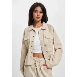 Allwetterjacke DEF "DEF DEF Worky Jacket" für Damen, beige - Funktionsjacken mit optimaler Bewegungsfreiheit dank Raglanärmel und robustem Baumwollmaterial – perfekt für Alltag und Freizeit.