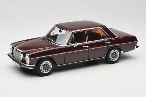 NOREV 1:18 Mercedes-Benz 200 (1968) - Dunkelrot 183778 - Detailgetreues Modell im Maßstab 1:18, ideal für Sammler und Liebhaber klassischer Autos. Hochwertige Verarbeitung und authentische Farben.