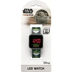 Star Wars Kinderuhr Digital Mandalorian Grogu Baby Yoda Armband Uhr LED