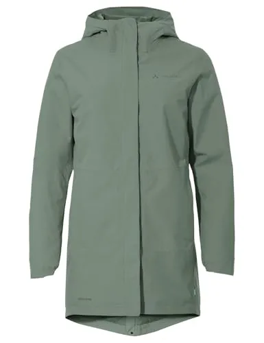 VAUDE Cyclist II Damen Parka – Wasserdichter Wintermantel fürs Radfahren - Der VAUDE Cyclist II Parka bietet optimalen Schutz bei Wind und Wetter. Mit atmungsaktiver Membran, 2-Wege-Reißverschluss und umweltfreundlichen Materialien ist er ideal für den Alltag und aktive Freizeitgestaltung.