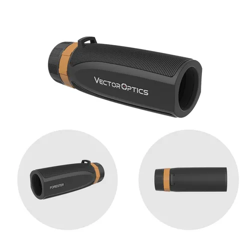 Vector Optics SCMO-03 Forester 8x32 Monokular - Fernglas für Natur- und Vogelbeobachtung mit 8-facher Vergrößerung, kompaktem Design und robustem Schutz gegen Stöße und Kratzer. Ideal für unterwegs mit nur 194g Gewicht.