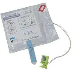Zoll Elektrode Pedi-Padz II - AED-Elektrode für Kinder, geeignet für Patienten bis 15 kg. Zwei Jahre haltbar und kompatibel mit AED plus und AED pro. Ideal für Notfälle bei Kleinkindern.