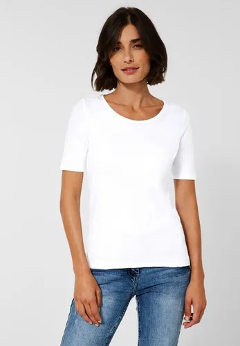 CECIL T-Shirt Style Lena mit klassischem Rundhalsausschnitt