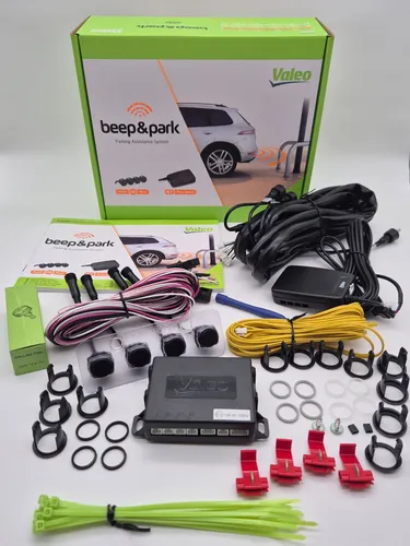 VALEO 632200 Einparkhilfe Beep Park Kit - 4x Sensoren + 1 Lautsprecher, für sicheres Parken mit Hinderniserkennung und individueller Farbgestaltung