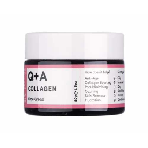 Q+A Collagen Face Cream Vegetarian Seaweed Derived for Ageing Skin 50g 1.8oz