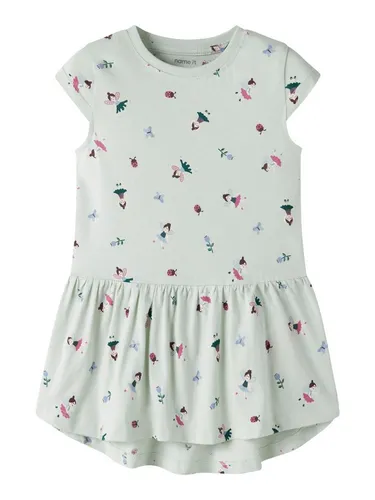 Name It Jerseykleid NMFVIGGA CAPSL DRESS F1 NOOS Baumwolle, regular fit