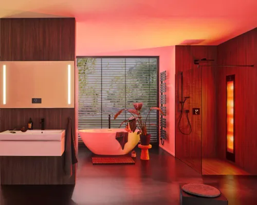 SUNSHOWER Deluxe - Ganzkörper Infrarot- und UV-Licht Dusche - Infrarotkabine mit 5x500 W Kurzwellenlampen und 4 UV-Lampen, sorgt für Energie und gesunde Hautfarbe auch in der kalten Jahreszeit, ideal für die Dusche.