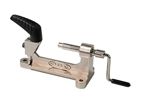 Cyclo Tools Gewinderollen Tool - Speichengewinde-Walzmaschine, kompakte 10x10x10 cm, ideal für präzises Arbeiten an Fahrrädern