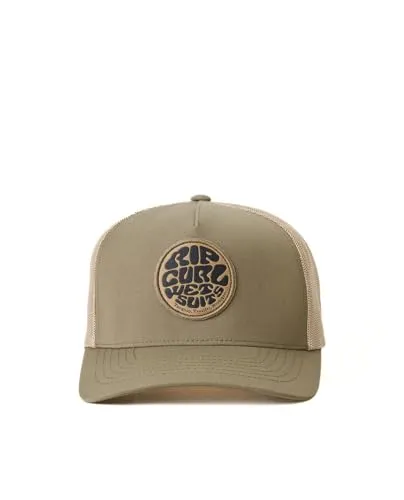 Rip Curl Wetsuit Icon Trucker Cap - dusty olive, Gr. Uni - Stylische Trucker Cap in dusty olive, perfekt für Surfer und Outdoor-Enthusiasten, bietet UV-Schutz und Atmungsaktivität.