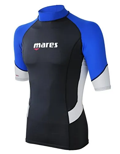 Mares Trilastic Short Sleeve Lycra - Das Mares Trilastic Short Sleeve Lycra bietet optimalen Sonnenschutz mit Lichtschutzfaktor 30+. Ideal als Unterzieher oder allein für Wassersport. Komfortable Flachstichnähte sorgen für ein angenehmes Tragegefühl.