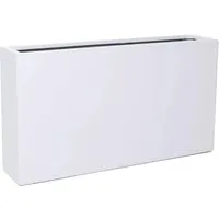 VIVANNO Pflanzkübel ELEMENTO SLIM - Weiß Matt, 90x20x50 cm - Stylischer Fiberglas Pflanzkübel in Weiß Matt, ideal als Raumteiler mit 85 l Fassungsvermögen und modernem Design für jeden Außen- oder Innenbereich.