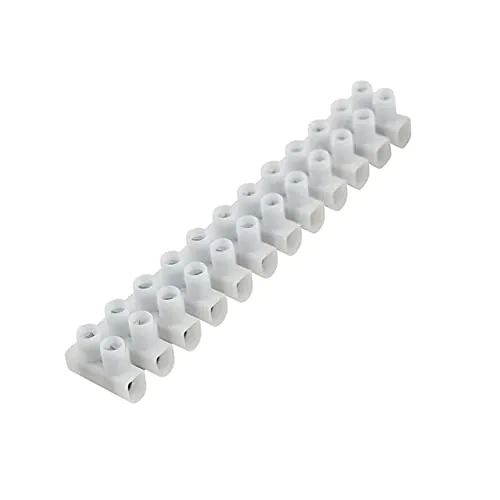 UNITEC Lüsterklemme 10 Stück | 12 polig | bis 380 Volt einsetzbar | 1,5 - 6,0 mm²| transparent