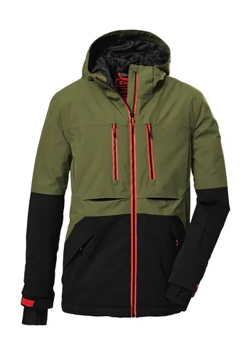 Killtec Skijacke KSW 127 BYS SKI JCKT - Funktionsjacke für Kinder, wasserdicht und atmungsaktiv mit verstellbarer Kapuze, ideal für sportliche Aktivitäten im Freien.