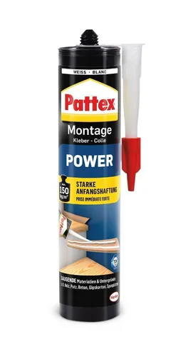 Pattex Montagekleber Pattex Montage Power 370 g weiß