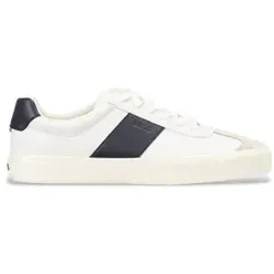 BOSS Herren Turnschuhe Aiden Teen in Weiß (43) - Moderne BOSS Turnschuhe für Herren mit lässigem Design. Das Obermaterial kombiniert echtes Leder und beschichtetes Synthetik für einen stilvollen Look. Ideal für den Alltag und bequem zu tragen.