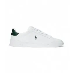 Polo Ralph Lauren für Herren. 809829824004 Heritage Court II Lederschuhe weiß (42), Wohnung, Schnürsenkel, Lässig