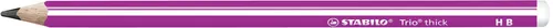 Bleistift - STABILO Trio dick in pink - Einzelstift - Härtegrad HB,