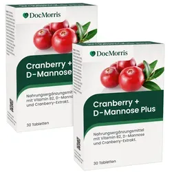 DocMorris Cranberry + D-Mannose Plus Duo 2X30 St