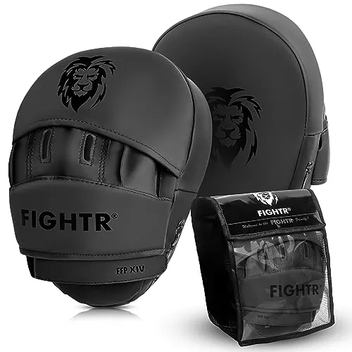 FIGHTR® Premium Handpratzen – Boxhandschuhe mit optimaler Polsterung & Stabilität - Hochwertige Focus Pads aus PU-Leder für Boxen, MMA und Muay Thai. Ergonomisches Design mit extra Polsterung sorgt für maximalen Komfort und Sicherheit. Ideal für Profis und Anfänger!