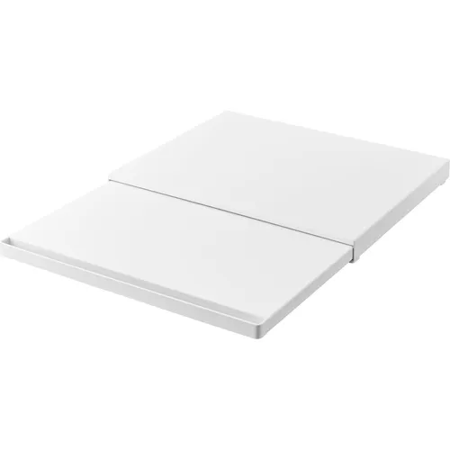 YAMAZAKI 2105 Tower Sliding Countertop Tray - Zubehör für PlayStation mit ausziehbarem Regal, ideal für eine flexible Nutzung und hohe Gewichtskapazität von 17 kg. Perfekt für ordentliche Ablage und Organisation.
