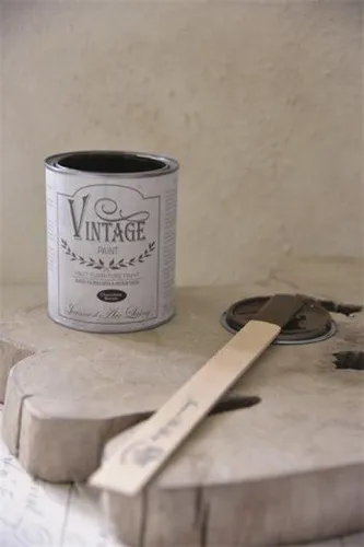 Jeanne d'Arc Living Vintage Paint Kreidefarbe Chocolate Brown 700 ml - Hochwertige Kreidefarbe in elegantem Braun für vielseitige kreative Projekte. Umweltfreundlich, wasserbasiert und einfach zu verarbeiten – ideal für Möbel und Wände.
