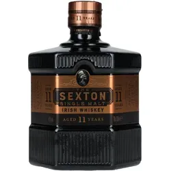 The Sexton 11 Jahre Single Malt Irish Whiskey 0,7l - Exklusive Abfüllung mit 43% Vol., gereift in Oloroso-Sherryfässern. Ein vollmundiger, reifer Whiskey mit komplexen Aromen – ideal für Genießer und Sammler.
