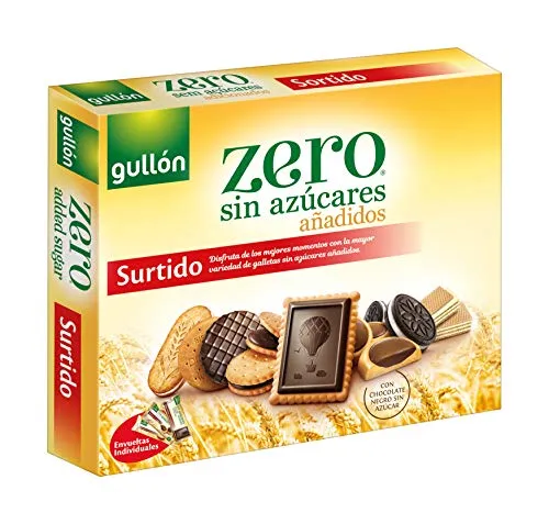 Gullon Zuckerfrei Schokolade Sortiment 319g