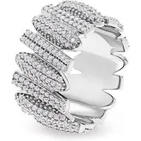 JETTE Damenring CANDY 88854055 aus 925er Silber - Ringe für Damen, eleganter Damenring aus 925er Silber in Größe 51, perfekt für jeden Anlass und ein zeitloses Schmuckstück.