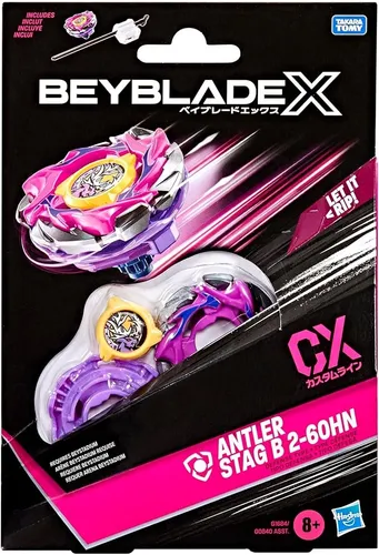 Hasbro G1684ES0 Beyblade X Antler Stag B 2-60HN CX Starter Pack