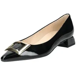 Högl Pumps Leder Pumps schwarz 37 EU - Pumps & High Heels in elegantem Schwarz, aus hochwertigem Leder, mit bequemen 3 cm Blockabsatz – perfekt für stilvolle Anlässe.