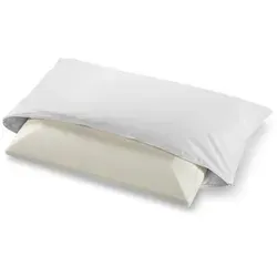 Centa-Star Kopfkissenbezug Vario Nature, 40x80 cm - Hochwertiger Kopfkissenbezug aus 100% Baumwolle, schnelltrocknend und maschinenwaschbar bis 40°C. Kombinierbar mit verschiedenen Kissenfüllungen für individuellen Schlafkomfort. Made in Germany.