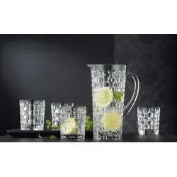 Nachtmann Dancing Stars Bossa Nova Krug - Elegante Saftkanne aus Kristallglas mit 1.0 L Fassungsvermögen, perfekt für stilvolle Anlässe und das tägliche Wohlfühlen in Ihrem Zuhause.