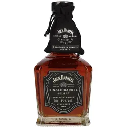 Jack Daniel's Select Single Barrel Tennessee Whiskey 45% Vol. 0,7l - Erleben Sie den einzigartigen Jack Daniel's Single Barrel Tennessee Whiskey mit kräftigem Aroma und unverwechselbarem Charakter. Ideal für Whisky-Liebhaber, die das Besondere schätzen.